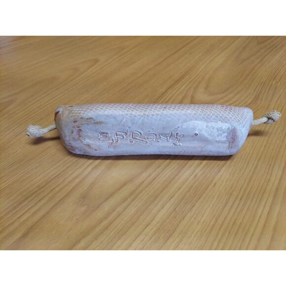 *RARE* Vintage Signed Efrony Israeli Handmade Pottery Art Oil Hanukkah Menorah - Picture 3 of 3